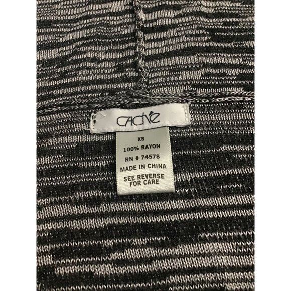 Cache Women’s Lightweight Knit Cardigan XS Gray - Picture 3 of 9